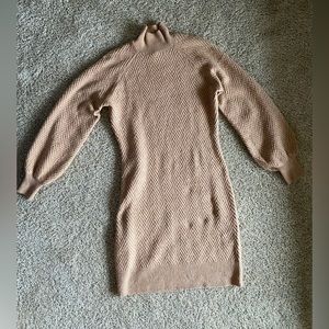 Pink Rose Sweater dress